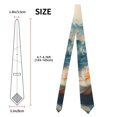 thumbnail image 3 of Adobk Mountain Lotus Serenity Print Tie For Men Necktie Neck Ties,Mens Ties, 3 of 7