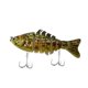 thumbnail image 4 of Señuelos de pesca con anzuelo, cebos duros, crankbaits, señuelos falsos de 7 segmentos, equipo de pesca Amarillo Negro, 4 of 9