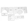 thumbnail image 1 of Car Button Sticker, Aluminum Alloy Button Repair Kit Antiwear Antiscratch  For Auto, 1 of 8
