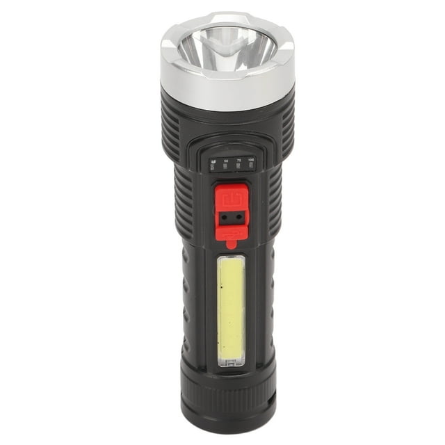 Luz de Flash Brillante, COB LAMPWICK 1200MAH BATERÍA USB USB LINTERNA RECARGABLE Implaz de Agua 500lm Para Caminar