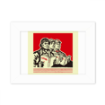 thumbnail image 1 of China Red Educational Propaganda Production Photo Mount Frame Picture Art Painting Desktop 5x7 inch, 1 of 3