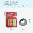 thumbnail image 3 of 5 Pack Replacement for Label Maker Refills 9mm*300cm/Roll Manual Embossing Label Tape Refills Compatible with DYMO 12813/12814/1610/1540/1535/1575/17266, 3 of 7