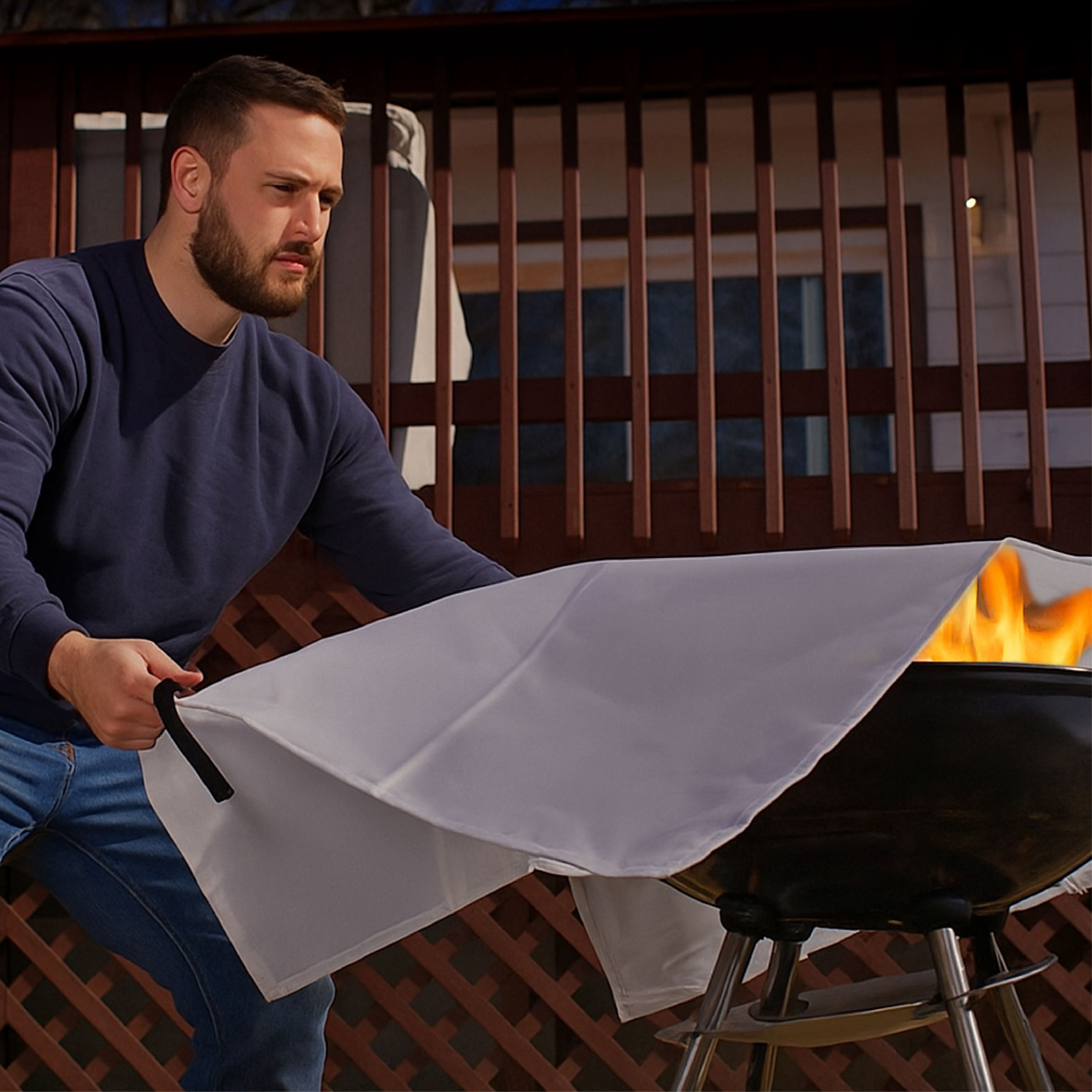 Gofire Fiberglass Fire Blanket 39x39 inches Emergency Suppression