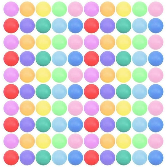 150Pcs/Pack Colored Pong Balls 40mm Entertainment Table Tennis Balls Mixed Colors Beer Pong Balls G