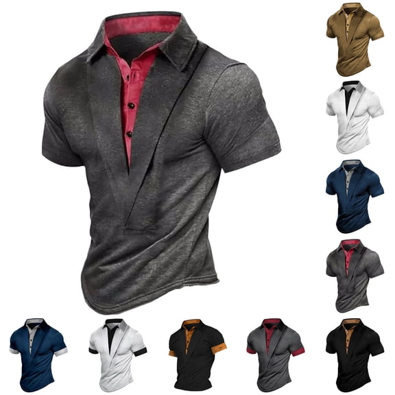 Cllios Mens T Shirts Casual Short Sleeve Tees Classic Fit Crew Neck Tops Lightweight Athletic Sport Plain Shirts S-3XL