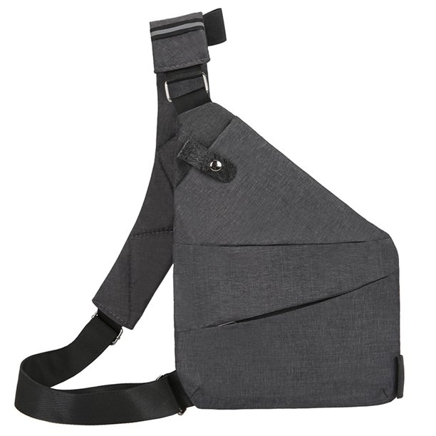 Paquete de pecho Bolso de Hombro Bolso de Pecho para Hombres/Mujeres Bolso de Viaje Multifuncional liviano Almacenamiento científico para Exteriores/Moda Casual Negocios Bolso de Hombro Izquierdo