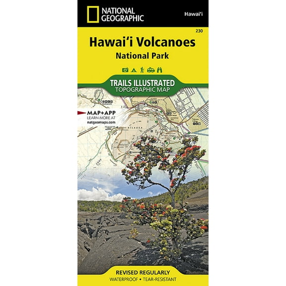 National geographic maps: trails illustrated: hawaii volcanoes national park - folded map: 9781566953290