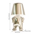 thumbnail image 2 of Thinker - Lamp Collection Creative Little Golden Man Living Room Table Light Home Decoration Gift, 2 of 10