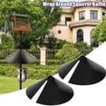 thumbnail image 2 of Labymos Wrap Around Squirrel Guard Baffle Hangable & Mounted Bird Feeders & Poles Protective Cover, 2 of 5
