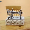 thumbnail image 2 of MasteelfCA 1pc Creative Accessories Miniature Model Toy Simulation Mini Sewing Set for Decoration(Silver), 2 of 7