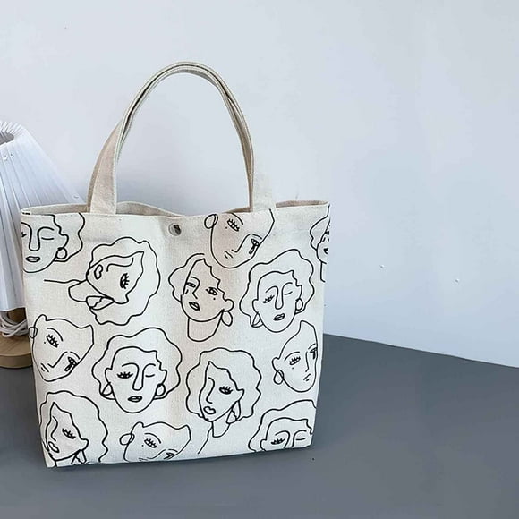 onlyliua Buscador de Regalos Nueva Bolsa de Arroz Portátil, Linda y Literaria, para Viajes Al Trabajo, Bolsa para El Almuerzo