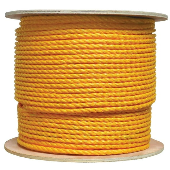 Kemp USA Premium 600' x 3/8" Polypropylene Rope - Yellow