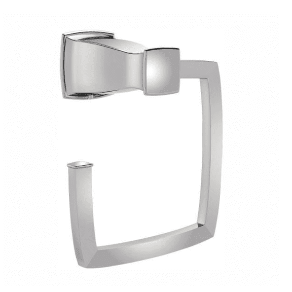 Moen MY3586CH Hensley Bath Towel Ring Polished Chrome Finish