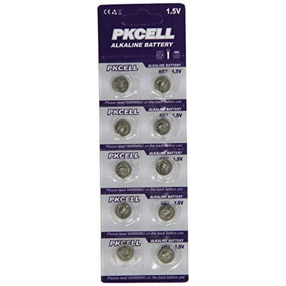 BlueDot Trading AG7 (also known as LR57 and LR726) Alkaline Button Cell Batteries - 50 Pack