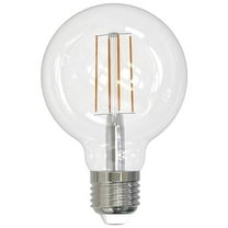 Bulbrite Pack of (8) 7 Watt Dimmable Filament G25 Medium (E26) LED Bulb Clear 800 Lumens, 2700K, and 80 CRI