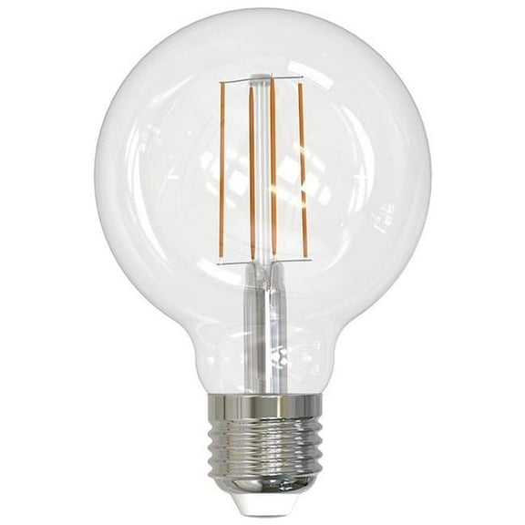 Bulbrite  Pack of (8) 7 Watt Dimmable Filament G25 Medium (E26) LED Bulb Clear 800 Lumens, 2700K, and 80 CRI