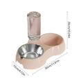 thumbnail image 4 of Pet Bowls Dog Bowls Cat Bowls Stainless Steel 2 in 1 Automatic Water Dispenser Gravity Waterer Non Slip Anti Tip Removable Easy Clean for Small Medium Dogs Cats Indoor by PALIFEUR, 4 of 7