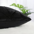 thumbnail image 5 of PiccoCasa 2 Pcs Velvet Throw Pillow Cover Cushion Cases Black 18"x18", 5 of 6