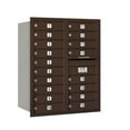 thumbnail image 3 of Salsbury Industries 4C Horizontal Mailbox 10-Door High Unit (37.5"), Double Column, 18 MB1 Doors, Aluminum, Rear Load, Private Access, 3 of 4