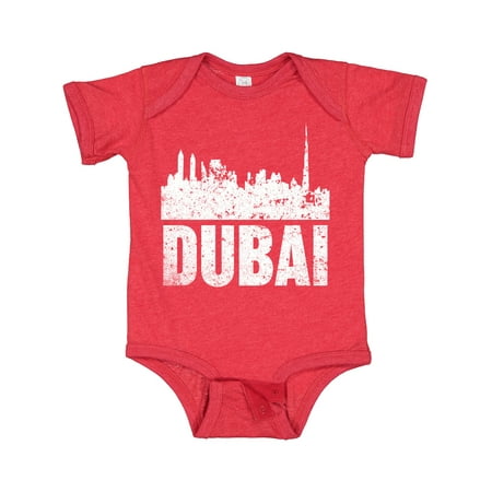 

Inktastic Dubai City Skyline with Grunge Gift Baby Boy or Baby Girl Bodysuit