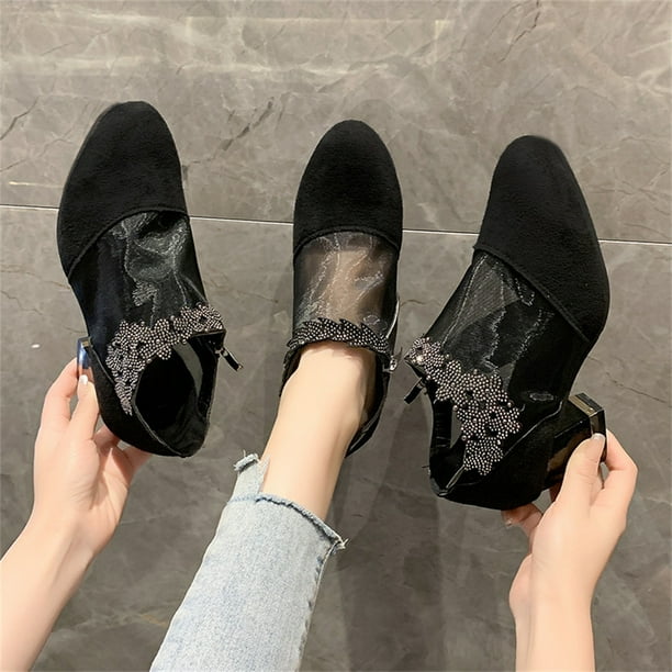 Summer black shoes best sale