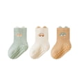thumbnail image 1 of Infant Rotten Socks Kids Seamless Sensitivity Socks Small Girls Bulk Kids Girls Size 2 Baby For Learning To Walk Soft Sole Grip Toddler First Walking Shoes Beige 6-12 Months, 1 of 2