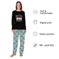 thumbnail image 2 of Hanging With My Gnome Matching Christmas Pajamas, Family And Dog Christmas Pajamas, Size NB - Men 6XL, 2 of 7