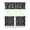 White-142, variant on Dark Astral Kitchen Curtains Set with Sunburst and Moon Rod Pocket 3-Piece Valance and Tier Set Celestial Solar Eclipse Gothic Window Curtains