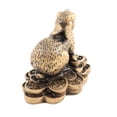 thumbnail image 2 of Bronze Color Rabbit Statue, 2 of 4