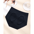 thumbnail image 4 of Aijolen Women's High Waisted Underwear Camel Proof Seamless No Show Yoga Workout Briefs 5 Pack(S,Black), 4 of 6