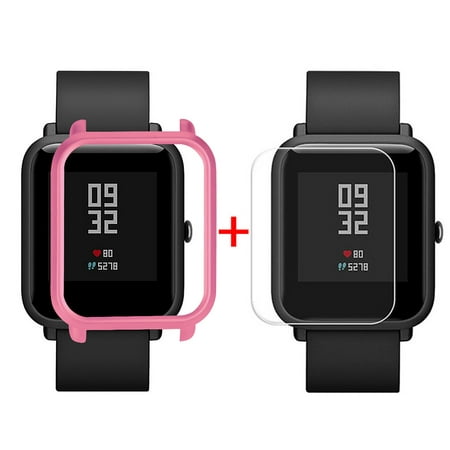 Case Cover Shell For Xiaomi Huami Amazfit Bip Youth Watch with Screen Protector
