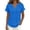 A1 Blue, variant on Cotton Gauze Tops for Women Fringe Top Gauze Shirts Loose Fit Shirts Crew Neck Tops Tunic Loose Clothes Boho Top Peasant Blouses Travel Blouses Women's Blouses Breathable Tops
