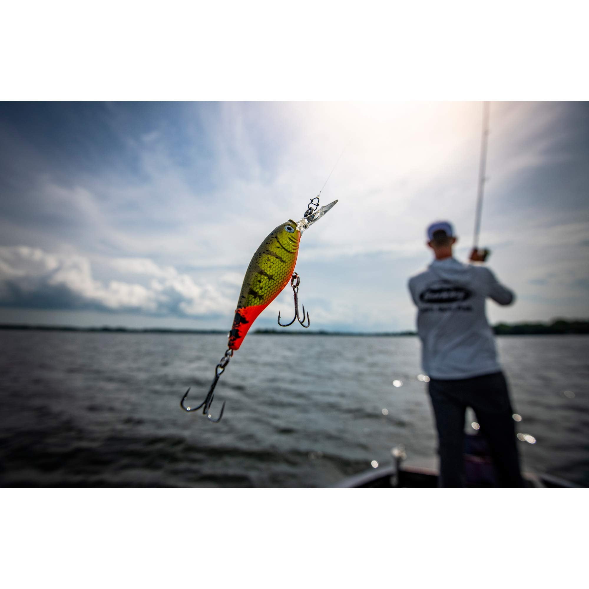 Berkley Flicker Shad Fishing Lure, HD Fathead Minnow, 5/16 oz
