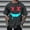 Gray, variant on Graphic Tees Street Y2k Hipster Summer Fashion Casual Men's Round Neck Printed T-shirt Top Gray 2X