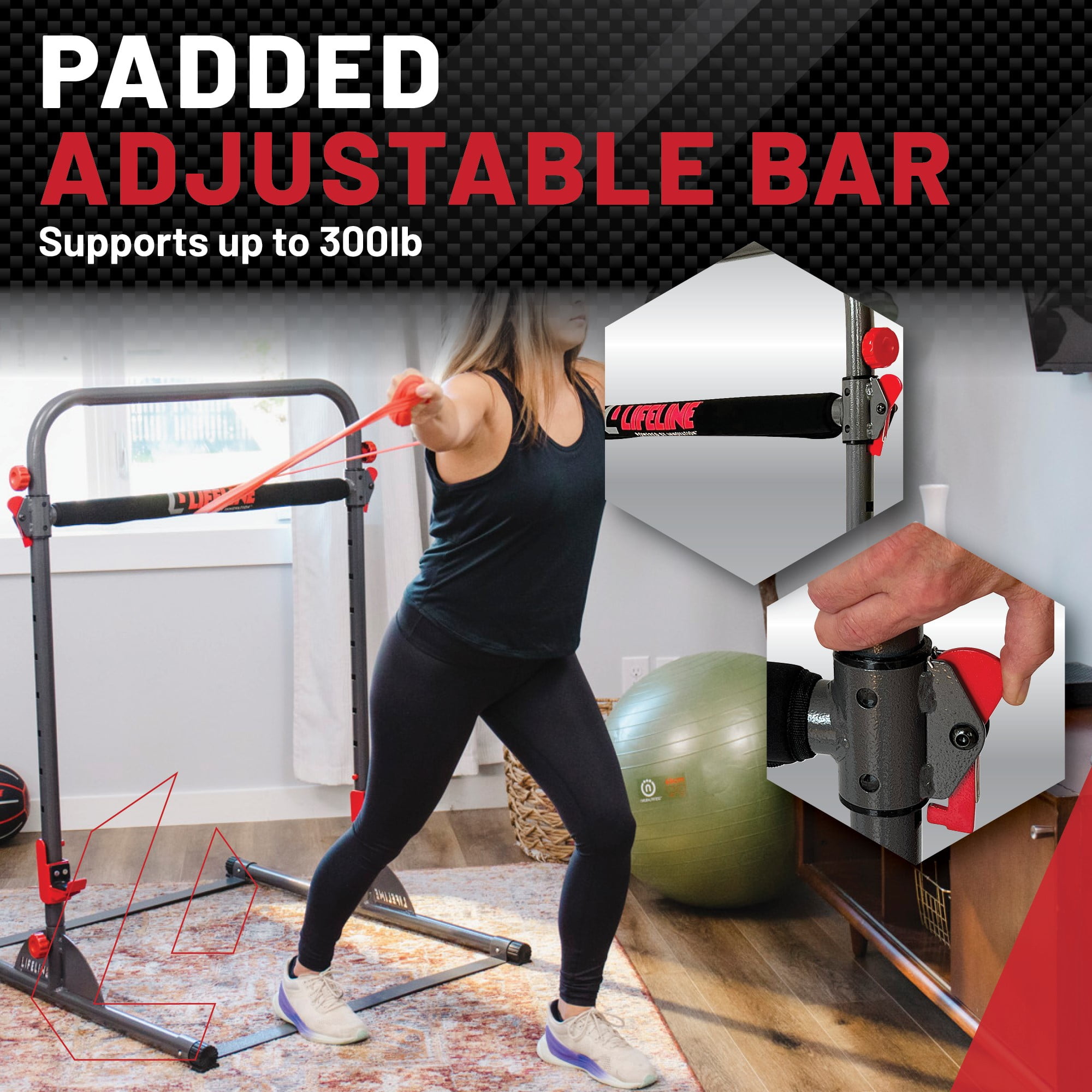 Lifeline Fitness Exer Tower - All-in-One Workout Station for Total Body Bodyweight Exercises