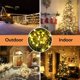 thumbnail image 4 of Guirnalda De Luces Solares, 22m 200 Leds Guirnalda De Luces De Navidad Impermeable, 8 Modos De Iluminación Luces Decorativas Para Jardín, Patio, Valla, Cumpleaños, Boda (Blanco Cálido) [Clase De, 4 of 5