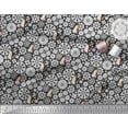 thumbnail image 3 of Soimoi Polyester Crepe Fabric Floral & Penguin Ocean Decor Fabric Printed Yard 42 Inch Wide, 3 of 3