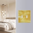 thumbnail image 5 of Dailycode Light Switch Plate Covers 3 Gang Wall Plate Plastics Outlet Covers for Kitchen Home Office Decor Golden Yellow Watercolor, 5 of 8