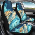 thumbnail image 4 of XYZCANDO Stylish 2-Piece Front Car Seat Covers with Sea Turtle Pattern - Breathable Durable Protection for All Vehicle Types, 4 of 10