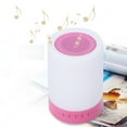 thumbnail image 6 of Bienvenido Portable Wireless Bluetooth Speaker Smart Touch LED Light Stereo Loudspeaker (Pink), 6 of 8