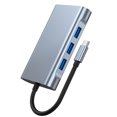 thumbnail image 2 of 1080P Type-C HUB 5GMbps 4K 30hz USB-C HUB RJ45 100M Tarjeta de red para computadora PC Hugtrwg Para estrenar, 2 of 9