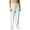 hgg262-Green, variant on Women's Modal Stripe Lounge Pants, Straight Leg with Cooling Soft Fabric and Side Pockets for Sleepwear Comfort