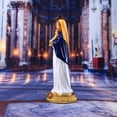 thumbnail image 3 of Virgen María Sosteniendo La Estatua Del Bebé Figurilla Escultura Niño Jesús para Tablero de, 3 of 8