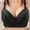 Black, variant on Tbopshirt Bras for Women,Woman's Solid Color Comfortable Hollow Out Perspective Bra Underwear No Rims