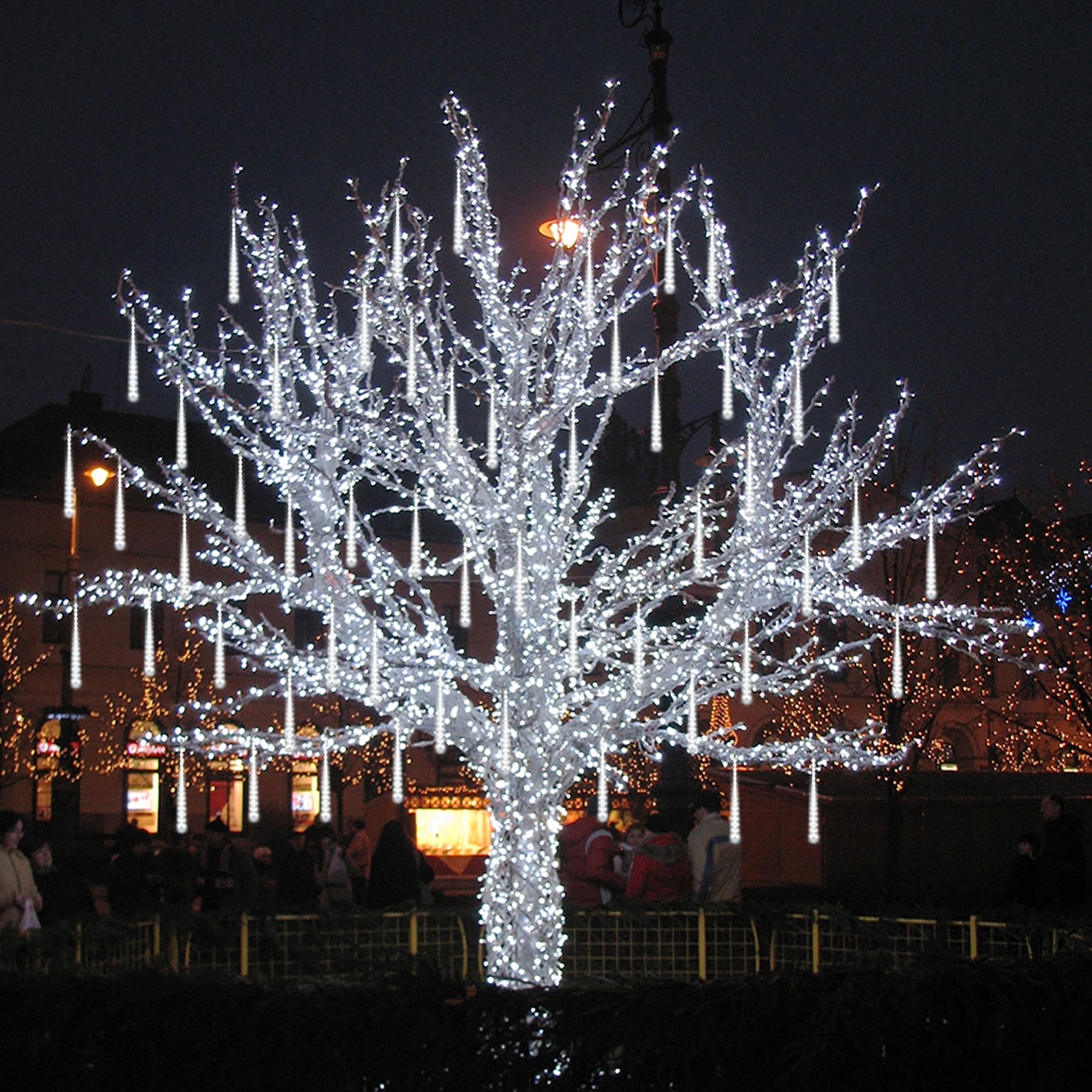 KBOOK Waterproof Meteor Shower Lights Christmas Lights 30/50CM for