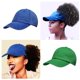 thumbnail image 1 of Sombrero de visera de verano Yinane 2 Piezas Borgoña Amarillo, 1 of 5