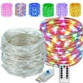 thumbnail image 2 of USB Twinkle LED String Fairy Lights 66-99ft 200/300 LED Copper Wire Party Remote, 2 of 13