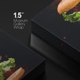 thumbnail image 3 of Canvas Print Wall Art Cheeseburger Ingredient Floating Explosion Food Culinary Photography Modern Rustic Scenic Multicolor Colorful for Living Room, Bedroom, Office - 12"x18", 3 of 5