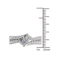 thumbnail image 4 of 14k White Gold 1 1/2ct TDW Two-Stone Diamond Engagement Ring - White H-I, 4 of 5