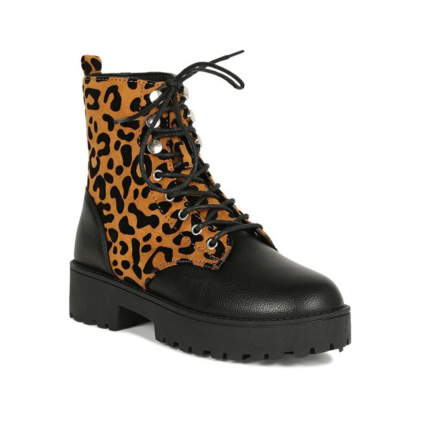 women's lug sole platform ankle boots